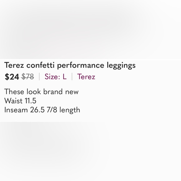 Terez confetti performance leggings - Picture 7 of 7